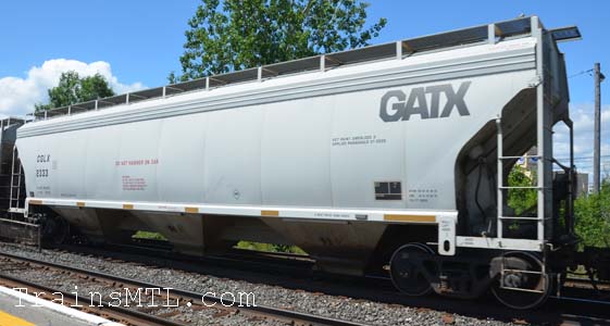 Car/wagon CGLX2333 left side / coté gauche